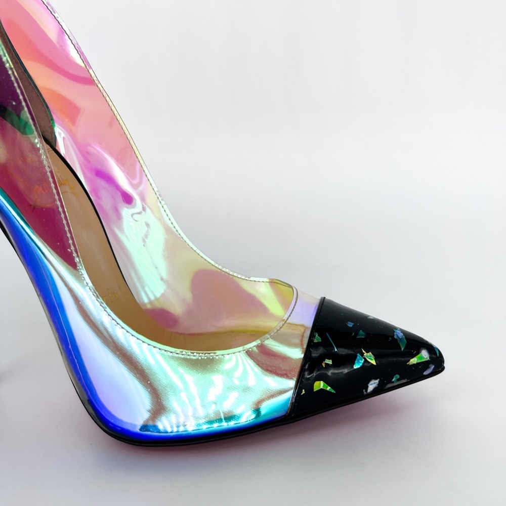 Rare Louboutin Debout 120 Disco Hologram Pumps - Picture 3 of 9